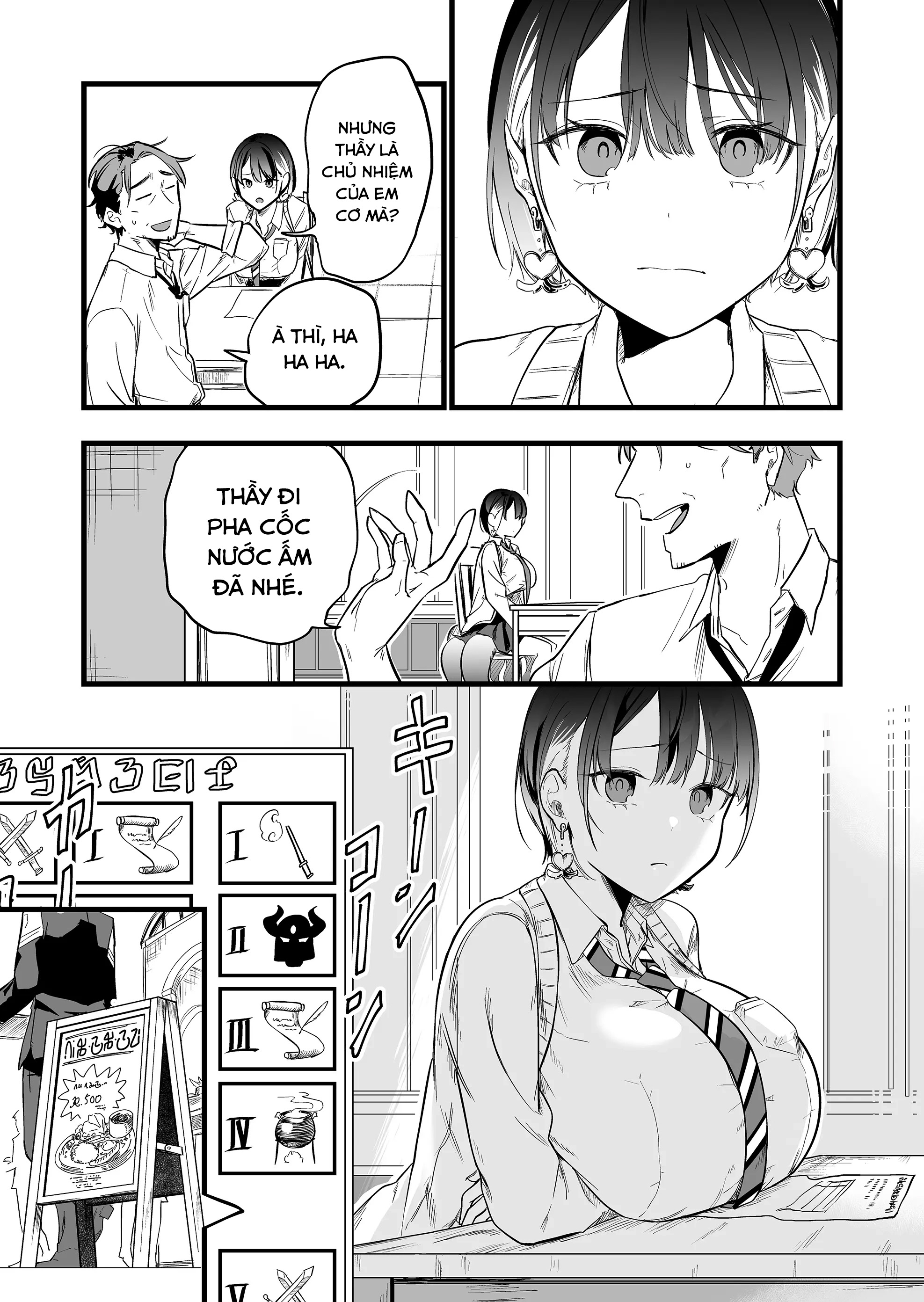 "Ano Toki Tasukete Itadaita Monster Musume desu." Isekai Ossan Kyoushi Totsuzen no Moteki ni Konwaku suru Tiết 2: Em thích Washio-sensei hơn. 第14页
