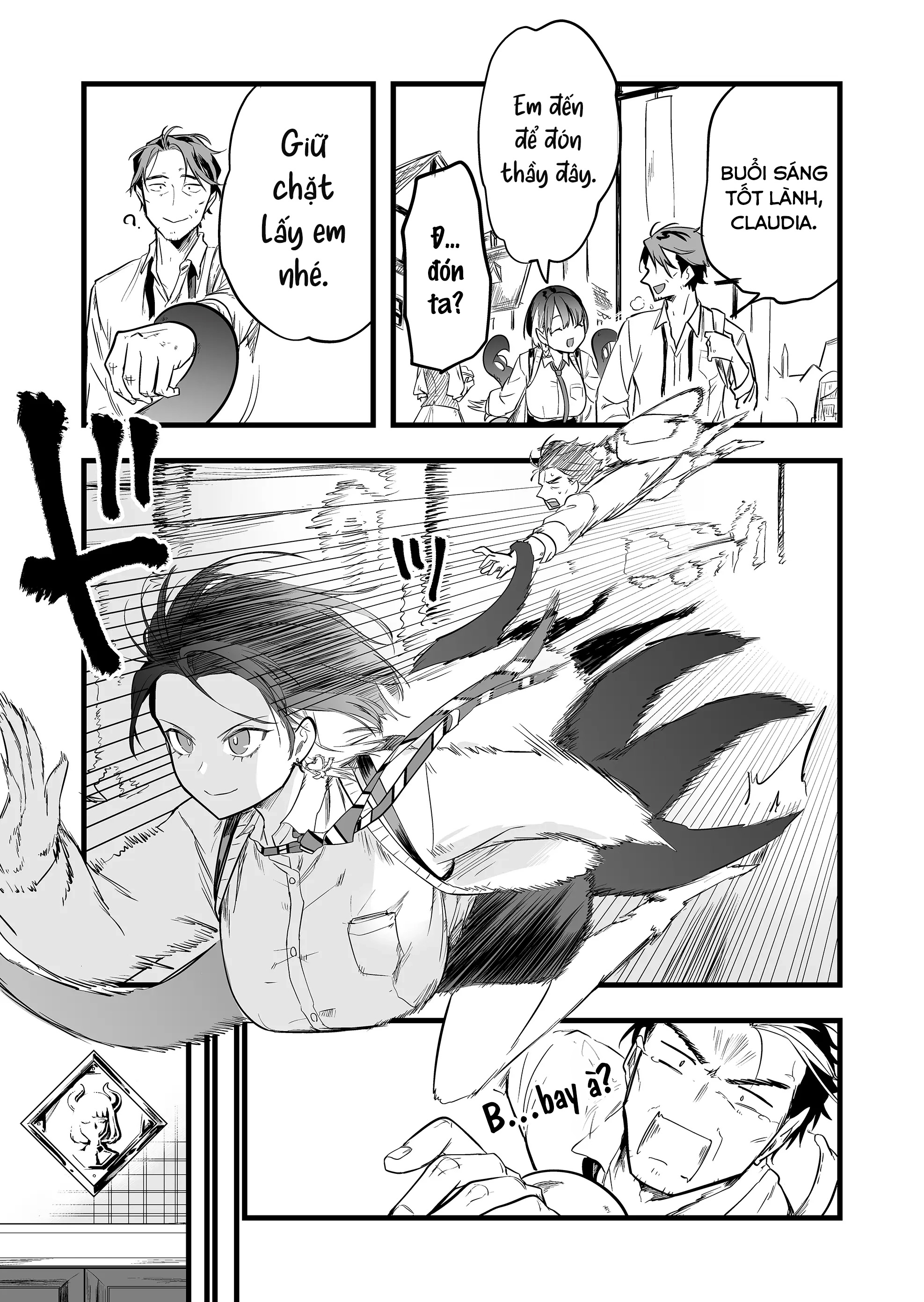 "Ano Toki Tasukete Itadaita Monster Musume desu." Isekai Ossan Kyoushi Totsuzen no Moteki ni Konwaku suru Tiết 2: Em thích Washio-sensei hơn. 第4页
