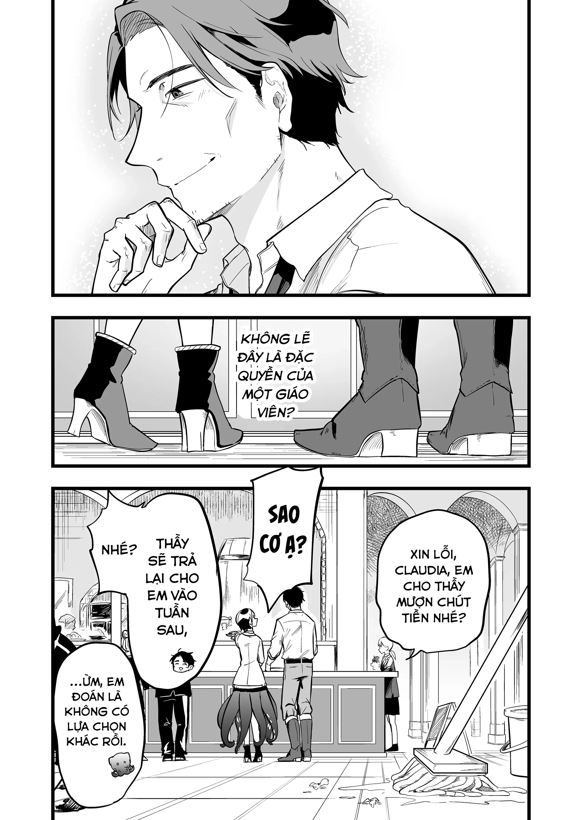 "Ano Toki Tasukete Itadaita Monster Musume desu." Isekai Ossan Kyoushi Totsuzen no Moteki ni Konwaku suru Tiết 2: Em thích Washio-sensei hơn. 第33页