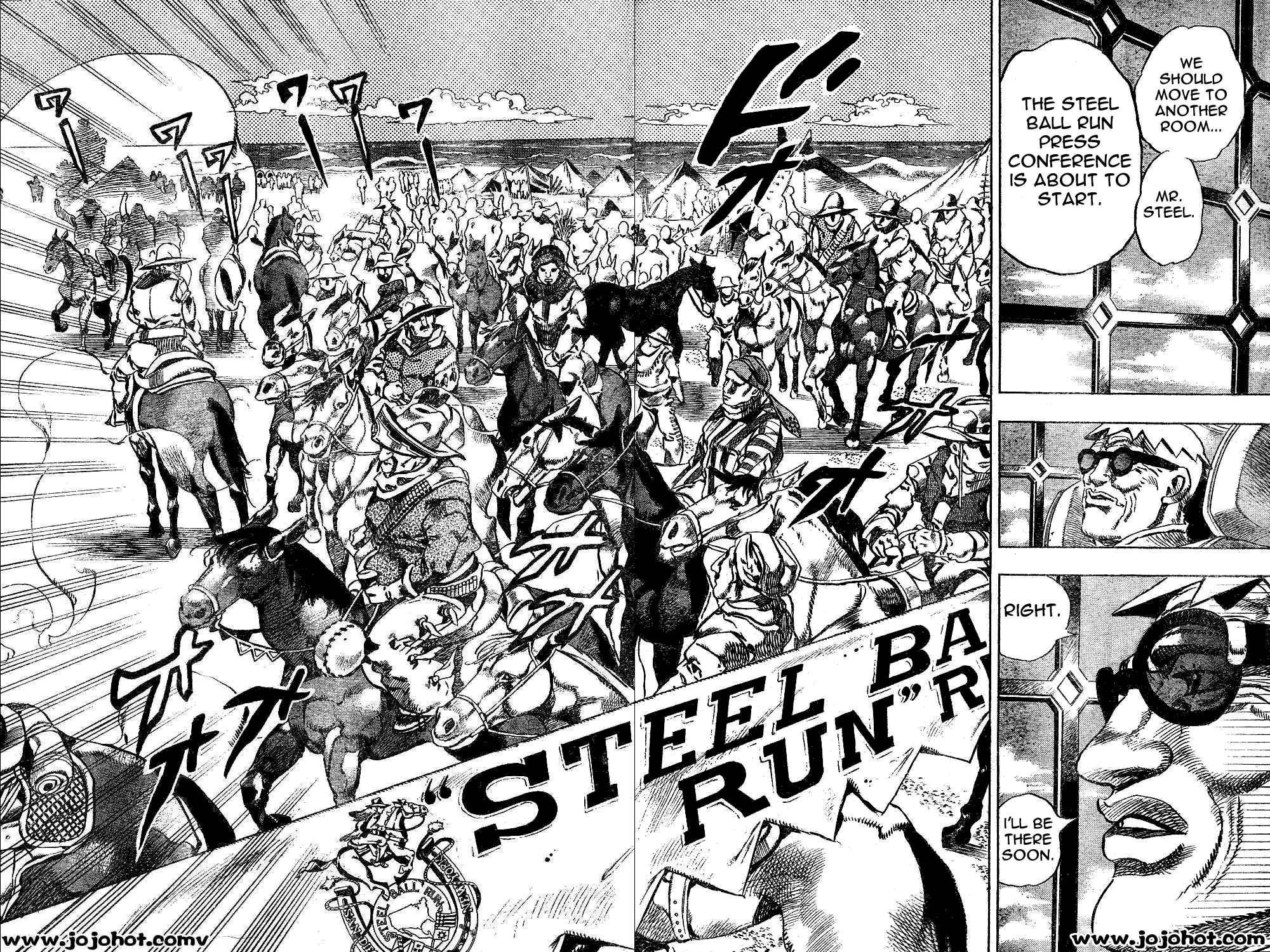 JoJo's Bizarre Adventure Part 7 - Steel Ball Run The Steel Ball Run Press Conference 第30页