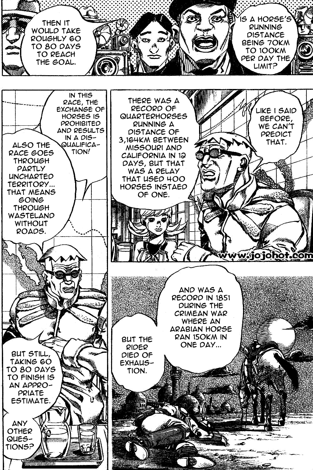 JoJo's Bizarre Adventure Part 7 - Steel Ball Run The Steel Ball Run Press Conference 第37页