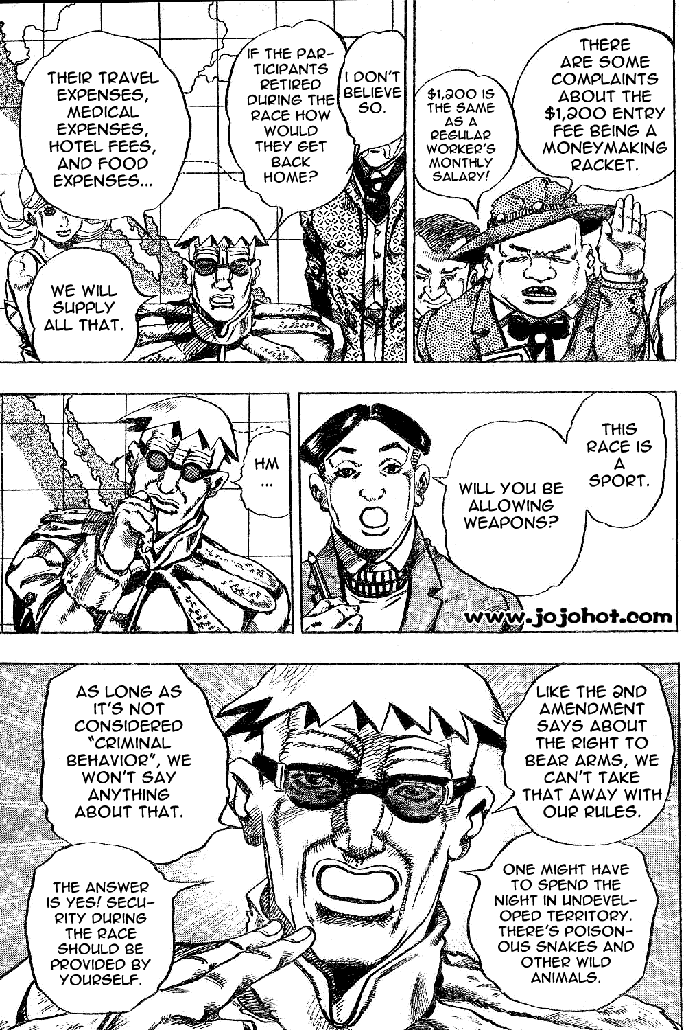 JoJo's Bizarre Adventure Part 7 - Steel Ball Run The Steel Ball Run Press Conference 第38页