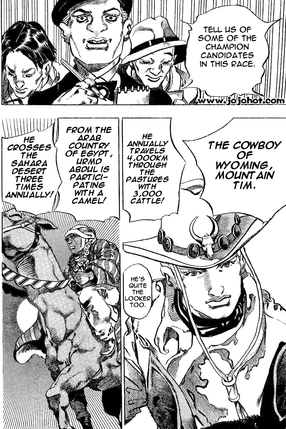 JoJo's Bizarre Adventure Part 7 - Steel Ball Run The Steel Ball Run Press Conference 第39页