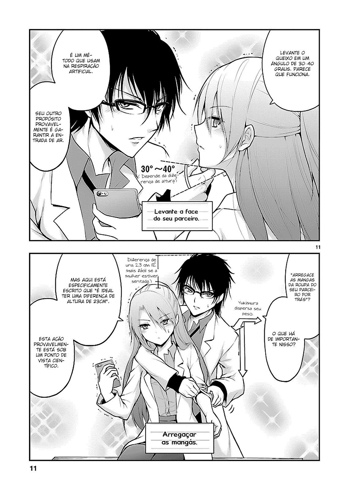 Rikei ga Koi ni Ochita no de Shoumei shitemita Prova 2: A ciência se apaixonou, então nós tentamos medir os batimentos cardíacos 第11页