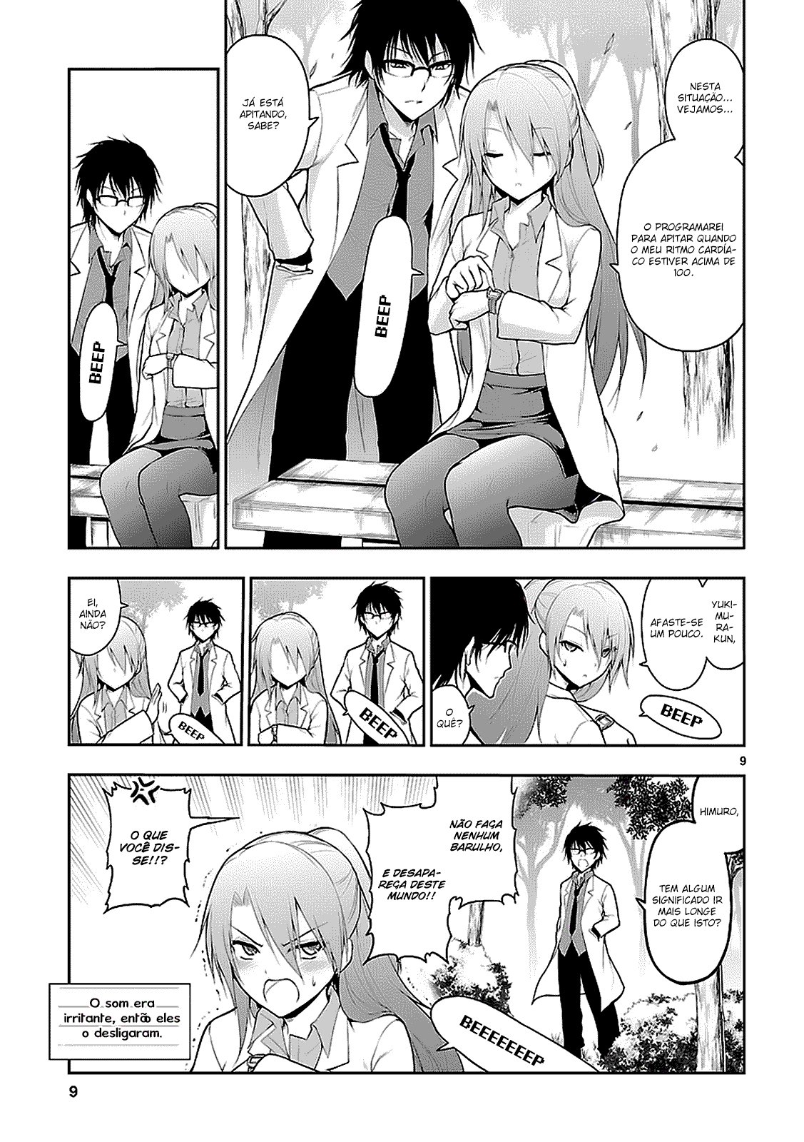 Rikei ga Koi ni Ochita no de Shoumei shitemita Prova 2: A ciência se apaixonou, então nós tentamos medir os batimentos cardíacos 第9页