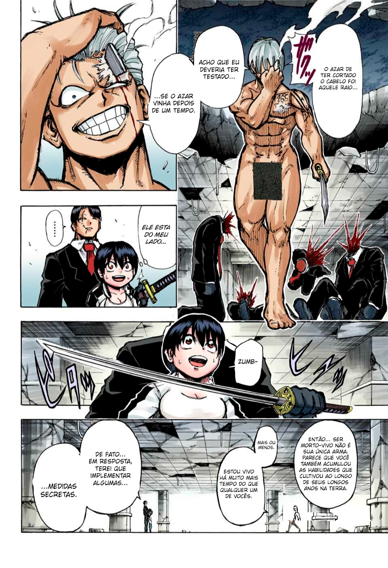 Undead Unluck (Official Colored) A Imortal e A Azarada. 第17页