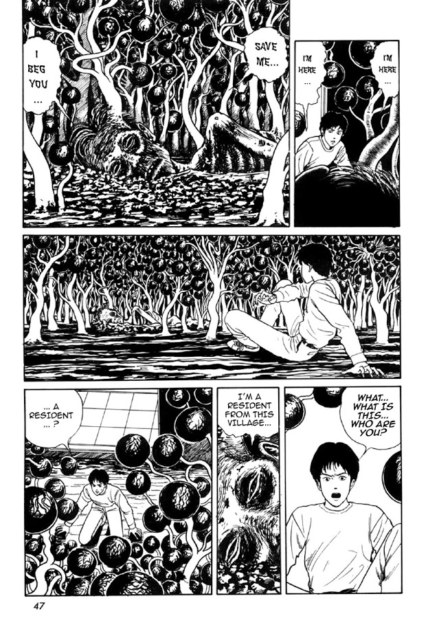Junji Ito Horror Manga Collection Blood-bubble Bushes 第44页