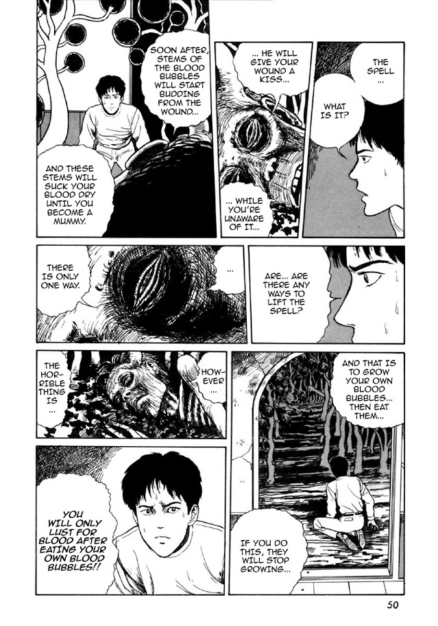 Junji Ito Horror Manga Collection Blood-bubble Bushes 第47页