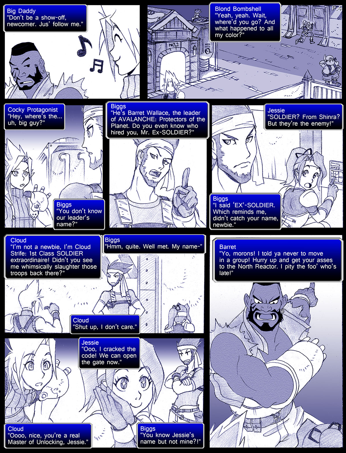 Final Fantasy VII: The Sevening 第4页