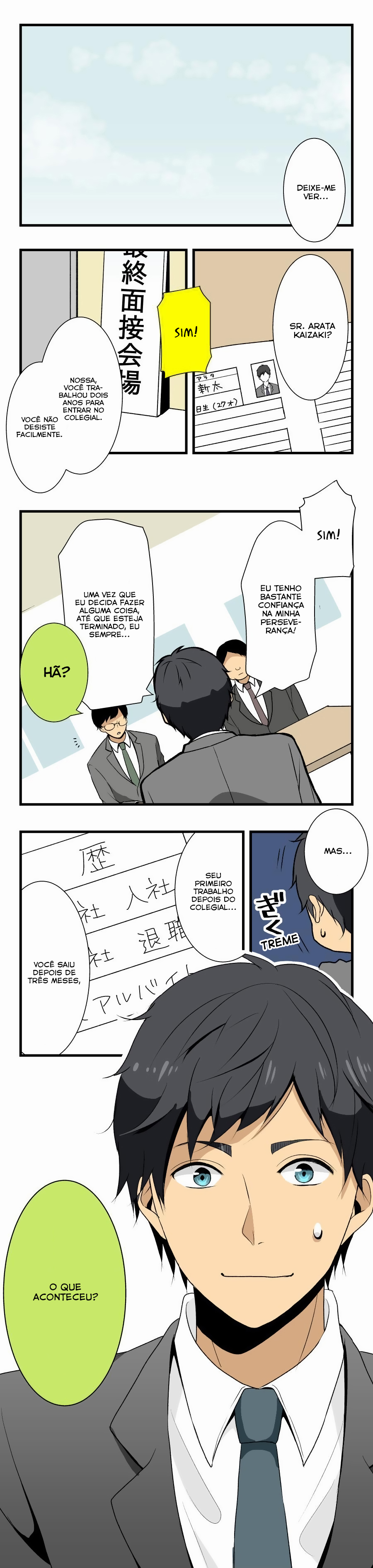 ReLIFE Arata Kaizaki (27 Anos) Desempregado 第1页