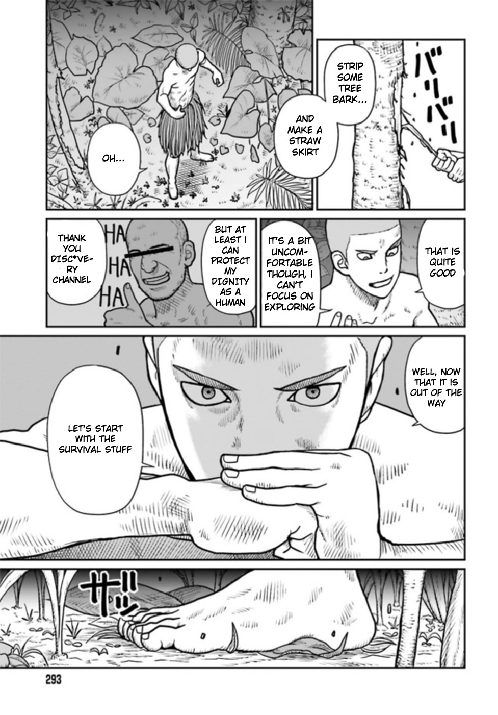 Yajin Tensei: Karate Survivor in Another World Goblin, Straw skirt  and  Me 第1页