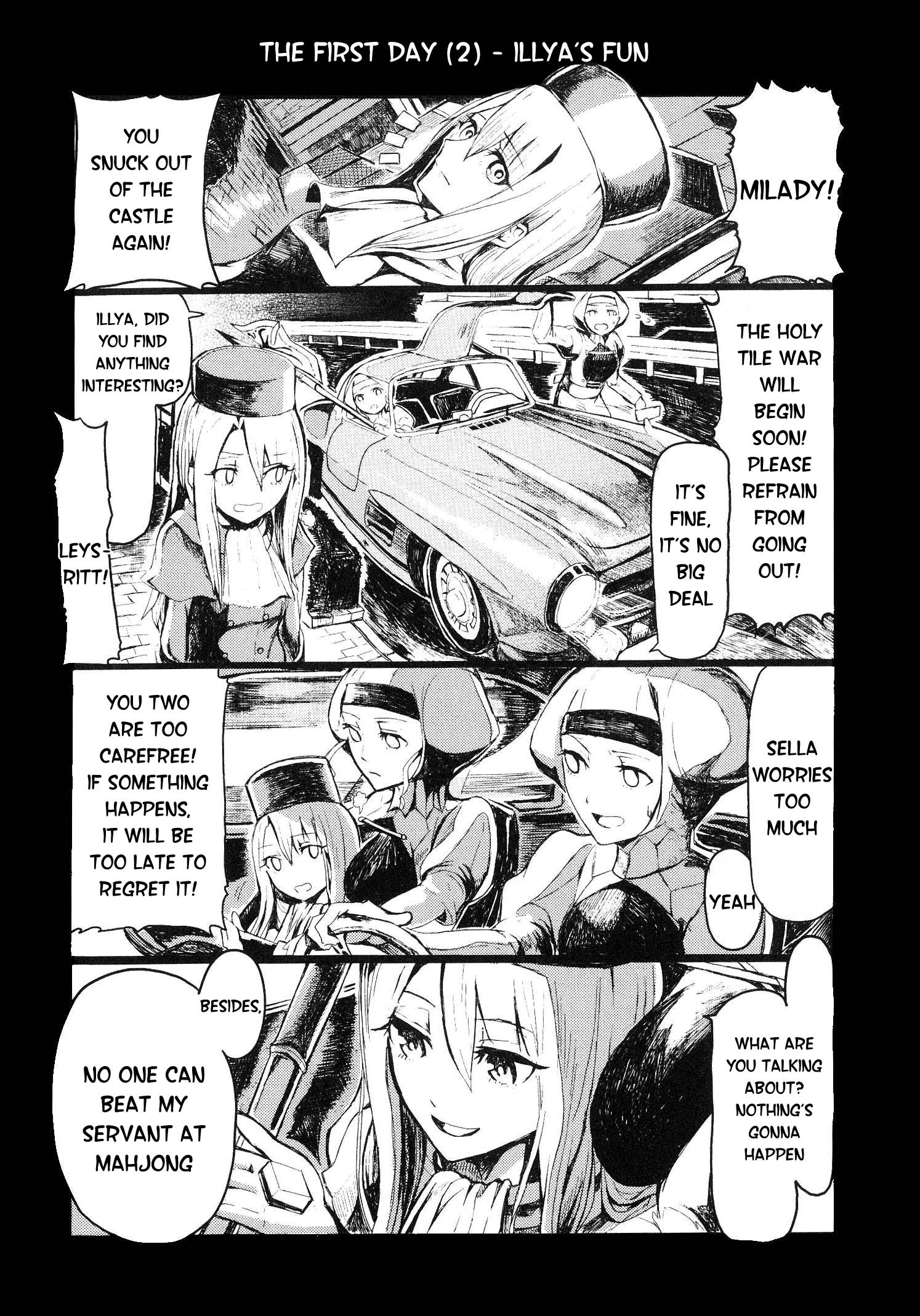 Fate/mahjong night - Seihai Sensou 第4页