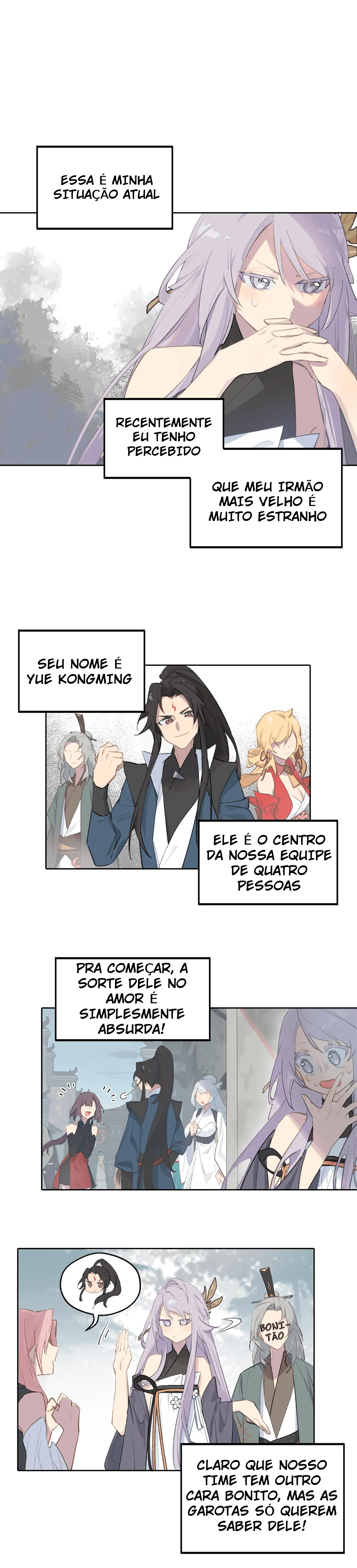 Kill the Male Lead to Become the Villainess O Mundo do Jogo 第1页
