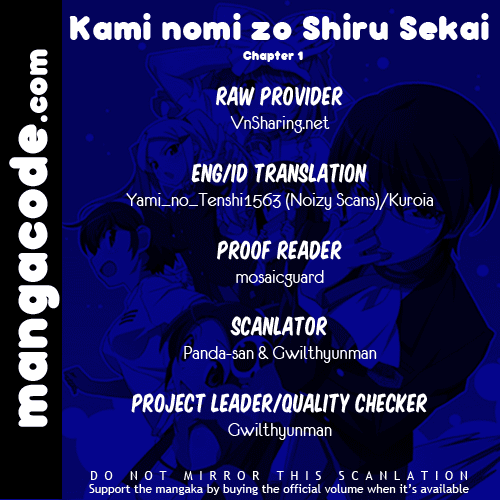 The World God Only Knows Dunia Bergerak Karena Cinta 第1页