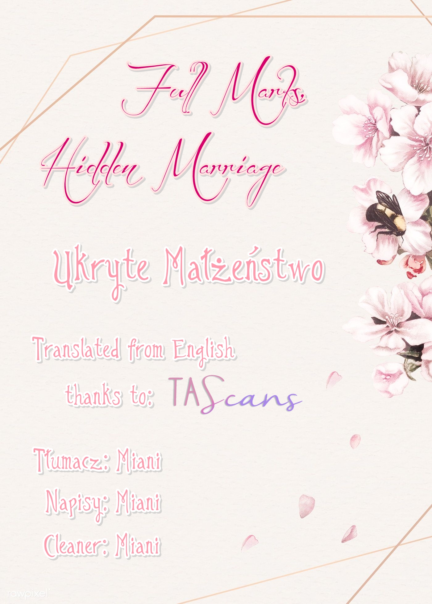 Full Marks, Hidden Marriage 第1页