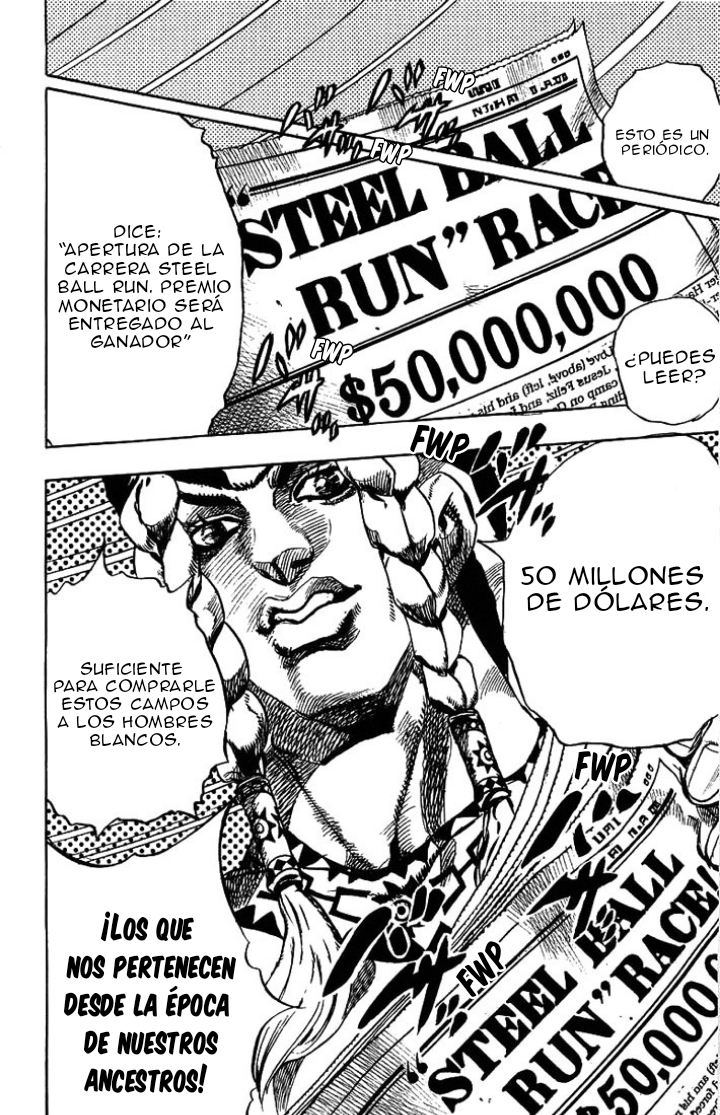 JoJo's Bizarre Adventure Part 7 - Steel Ball Run La Conferencia de Prensa Steel Ball Run 第31页
