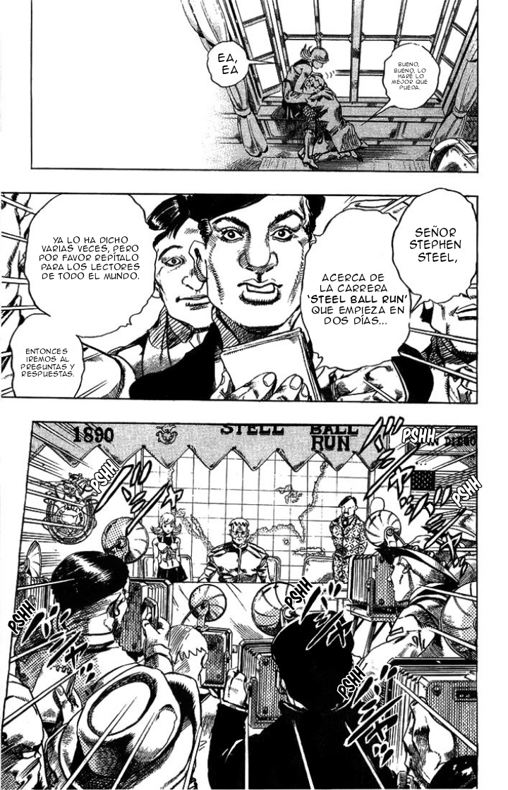 JoJo's Bizarre Adventure Part 7 - Steel Ball Run La Conferencia de Prensa Steel Ball Run 第38页
