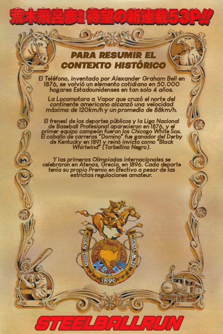 JoJo's Bizarre Adventure Part 7 - Steel Ball Run La Conferencia de Prensa Steel Ball Run 第8页