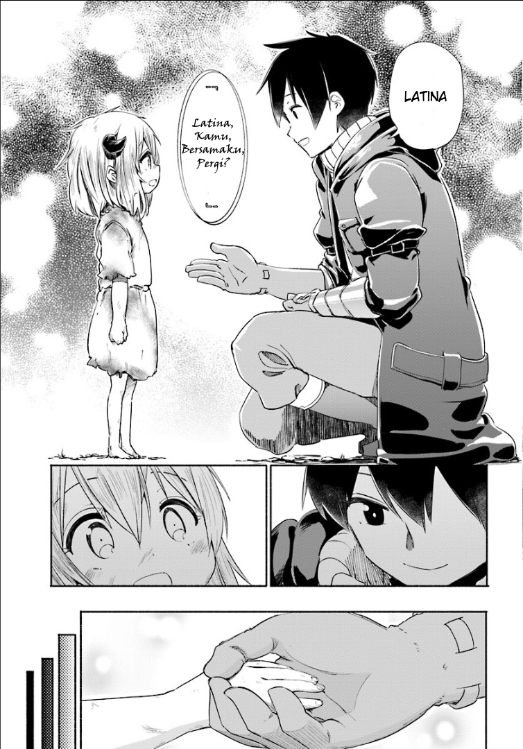 Uchi no Ko no Tame naraba, Ore wa Moshikashitara Maou mo Taoseru kamo Shirenai. Pemuda, Bertemu Seorang Gadis Kecil 第11页