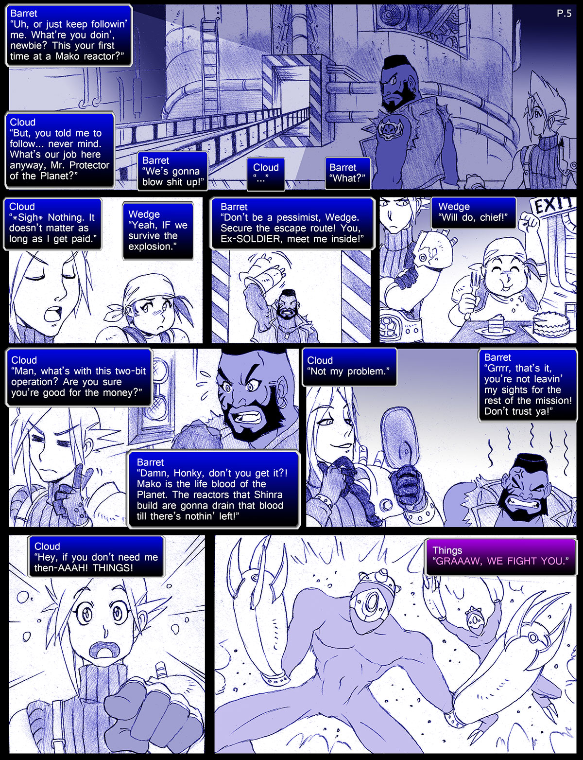 Final Fantasy VII: The Sevening 第5页