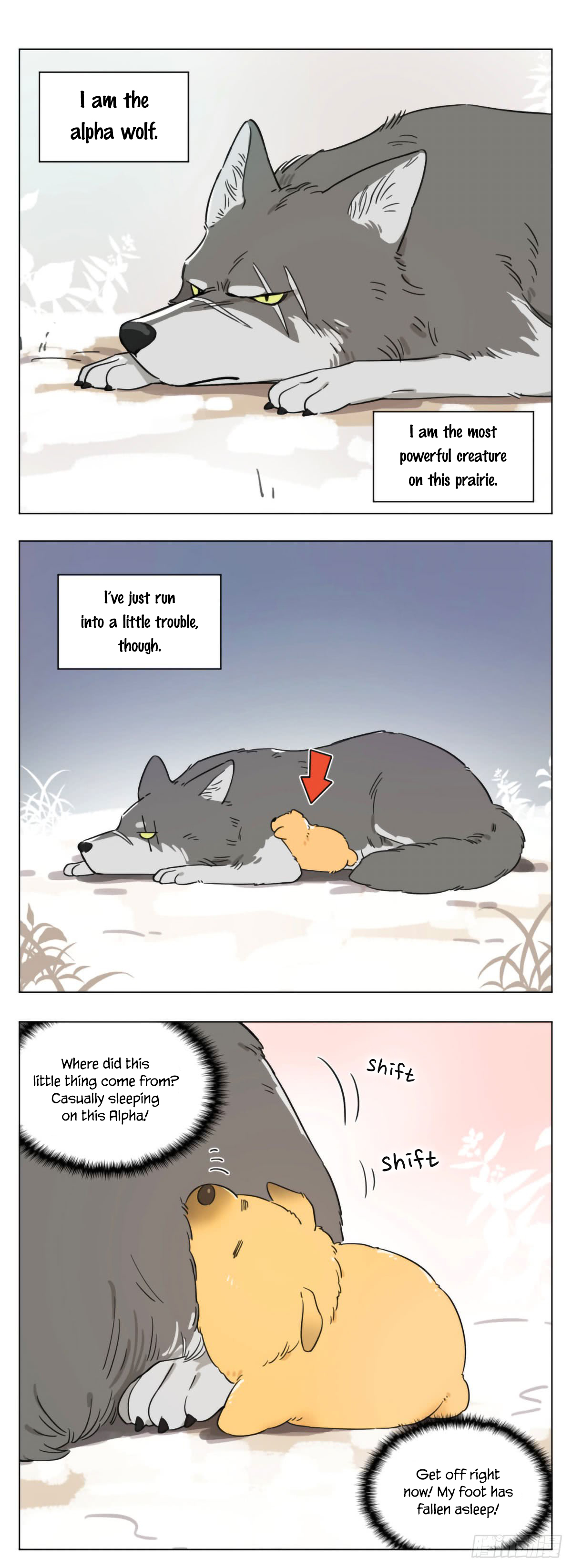 The Wolf That Picked Something Up The Alpha Wolf Picked Up a Puppy 第2页