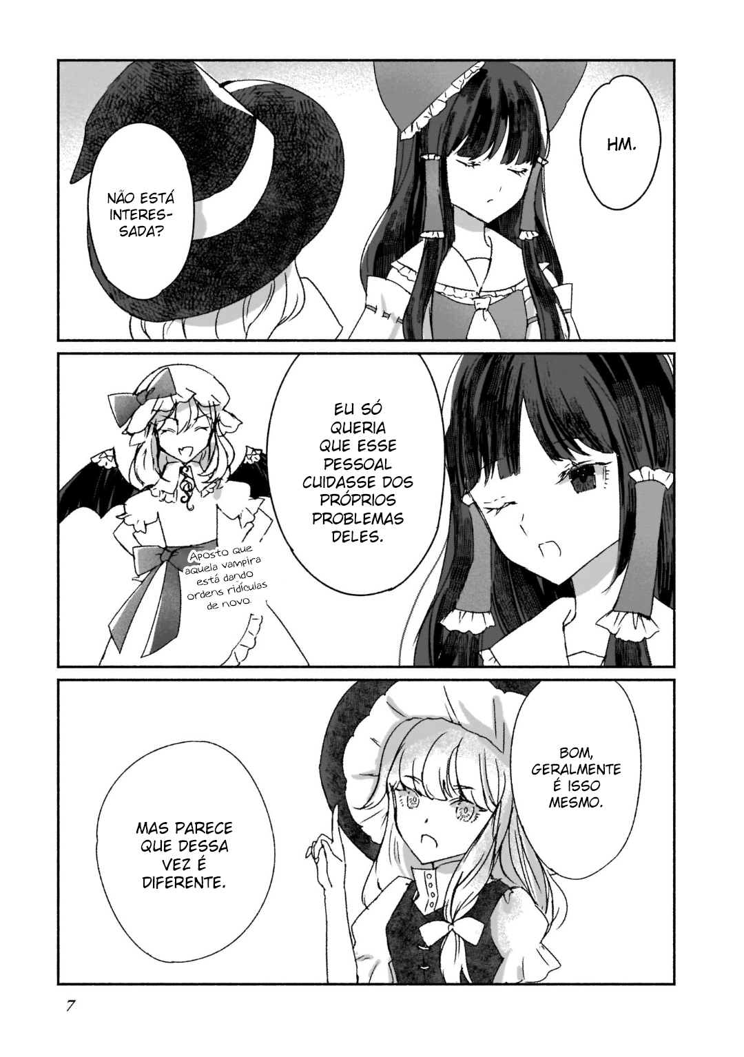 Touhou Chireikiden: Hansoku Tantei Satori Começa o Caso da Mansão do Demônio Escarlate (Parte I) 第8页