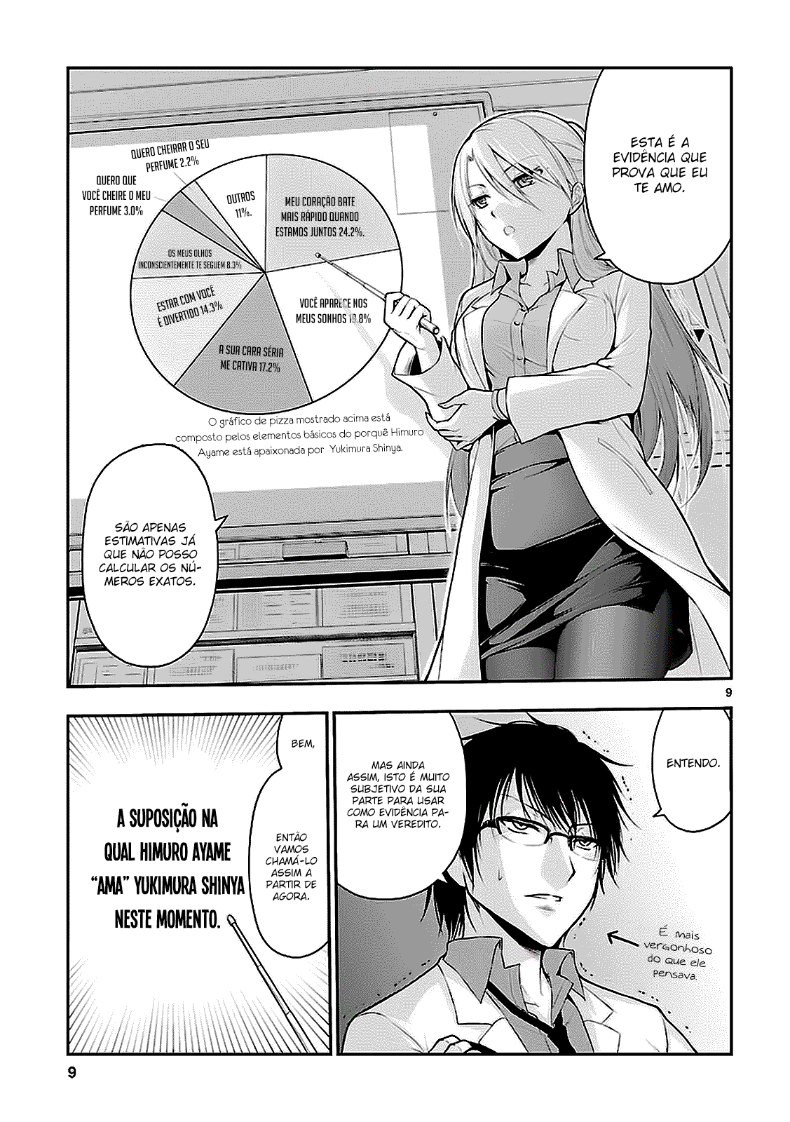 Rikei ga Koi ni Ochita no de Shoumei shitemita Prova 1: A Ciência se Apaixonou, Então Tentamos Analisar Isso 第9页