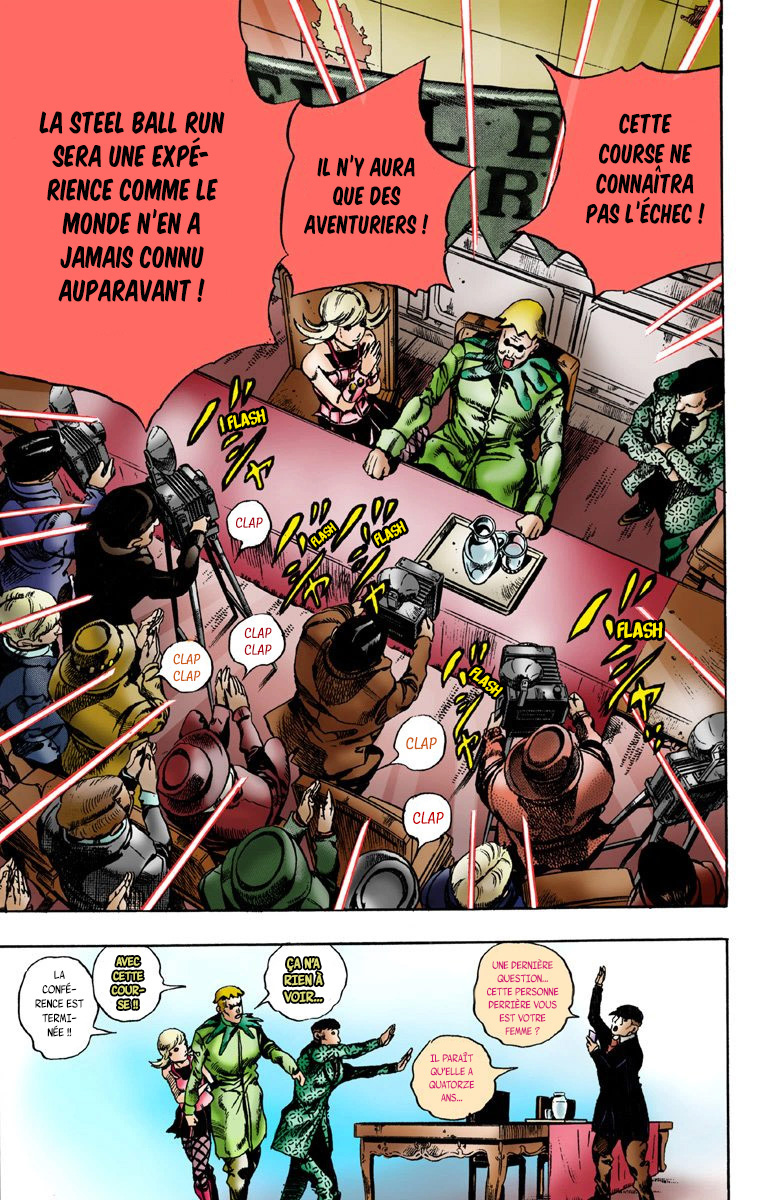 JoJo no Kimyou na Bouken: Steel Ball Run(Official Colored) La Conférence De Presse De La Steel Ball Run 第38页