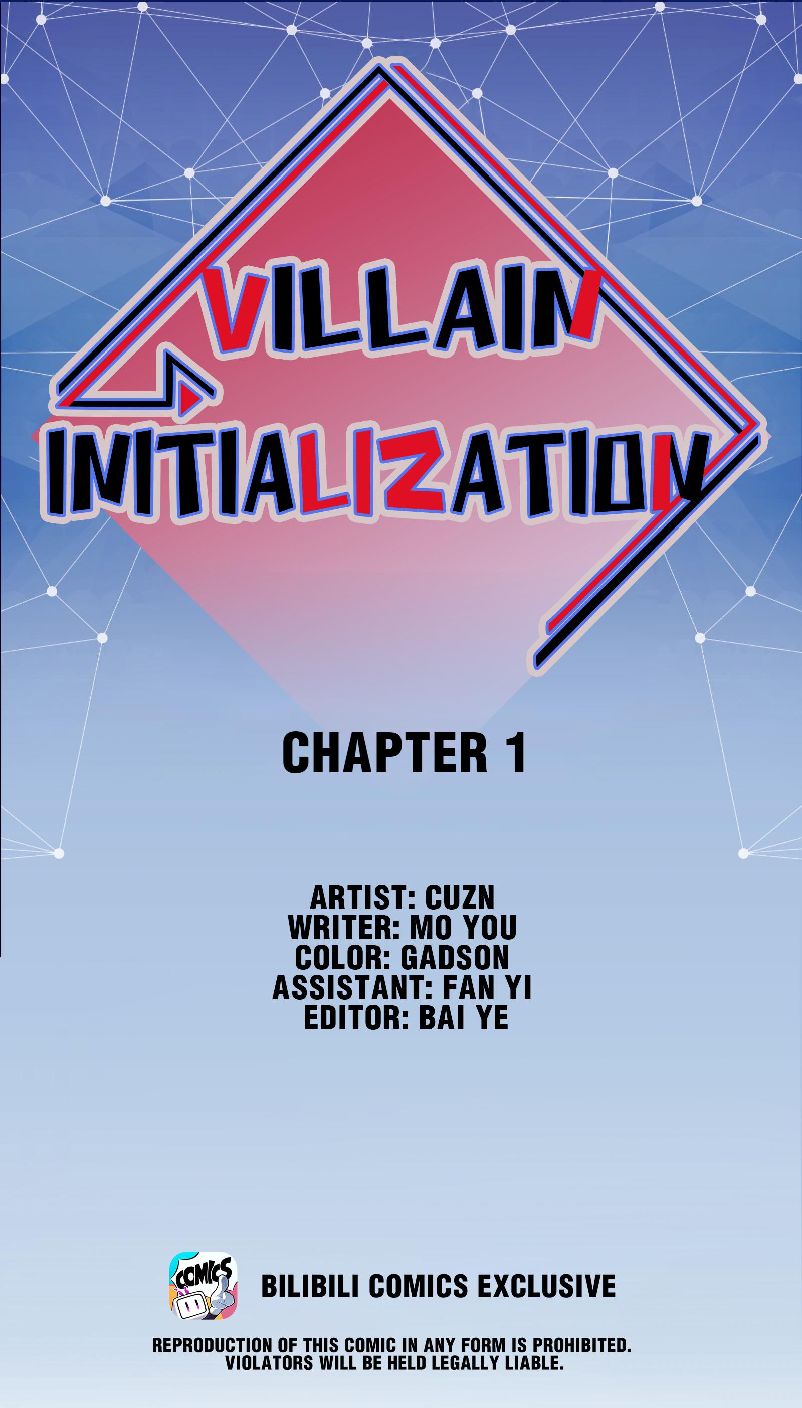 Villain Initialization Episode 1 第1页
