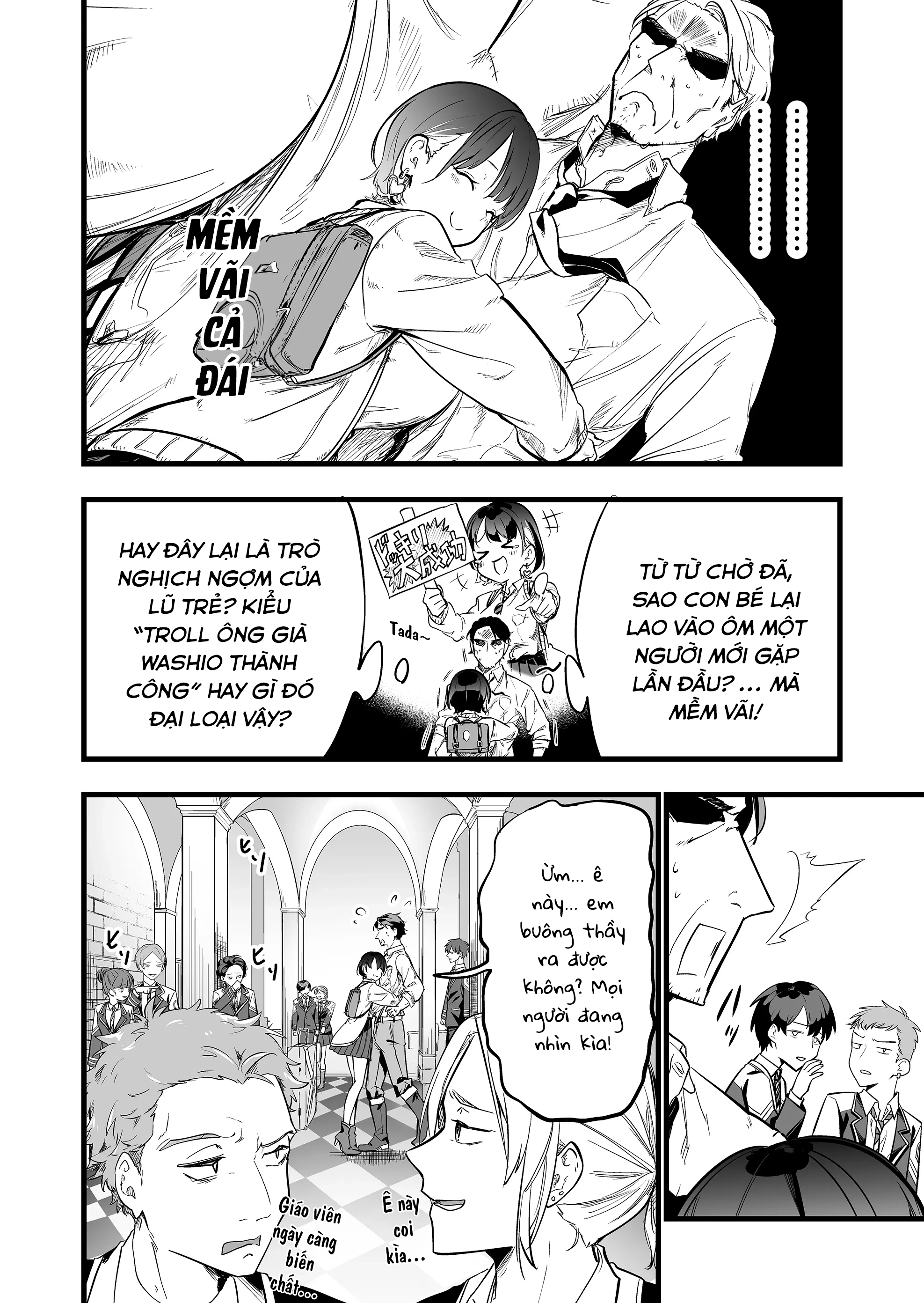 "Ano Toki Tasukete Itadaita Monster Musume desu." Isekai Ossan Kyoushi Totsuzen no Moteki ni Konwaku suru Tiết 1: cô bé bạch tuộc ngày ấy 第12页