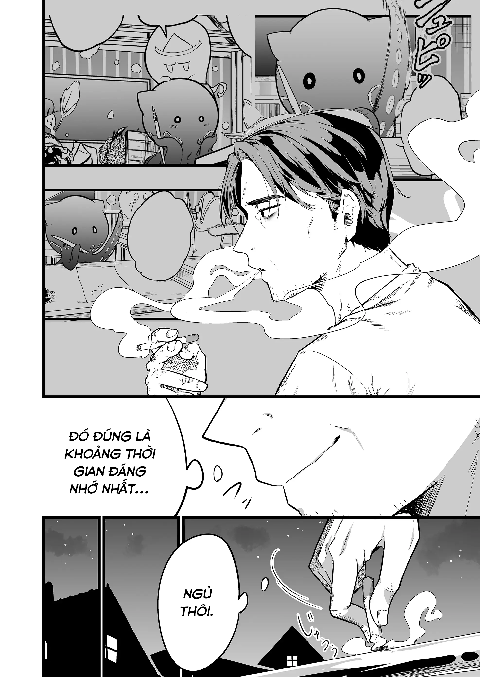 "Ano Toki Tasukete Itadaita Monster Musume desu." Isekai Ossan Kyoushi Totsuzen no Moteki ni Konwaku suru Tiết 1: cô bé bạch tuộc ngày ấy 第32页