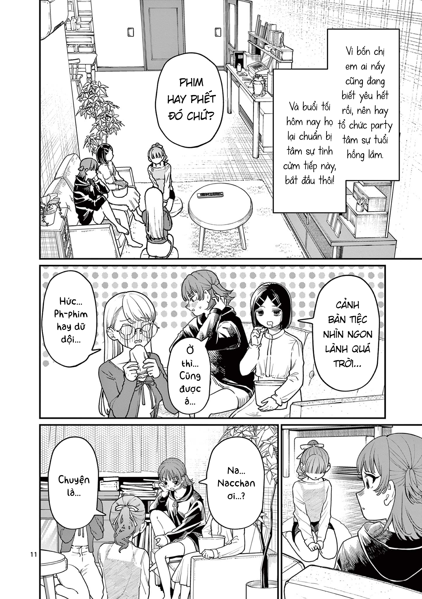 Wakaba-san Chi no Aoi Koi Bốn Chị Em Và Những Mối Tình Đơn Phương. 第11页