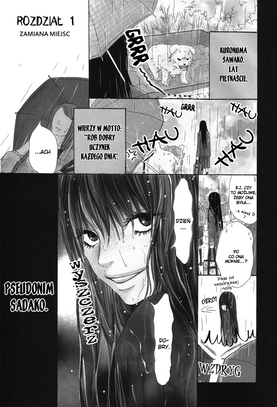 Kimi ni Todoke Zamiana miejsc 第5页