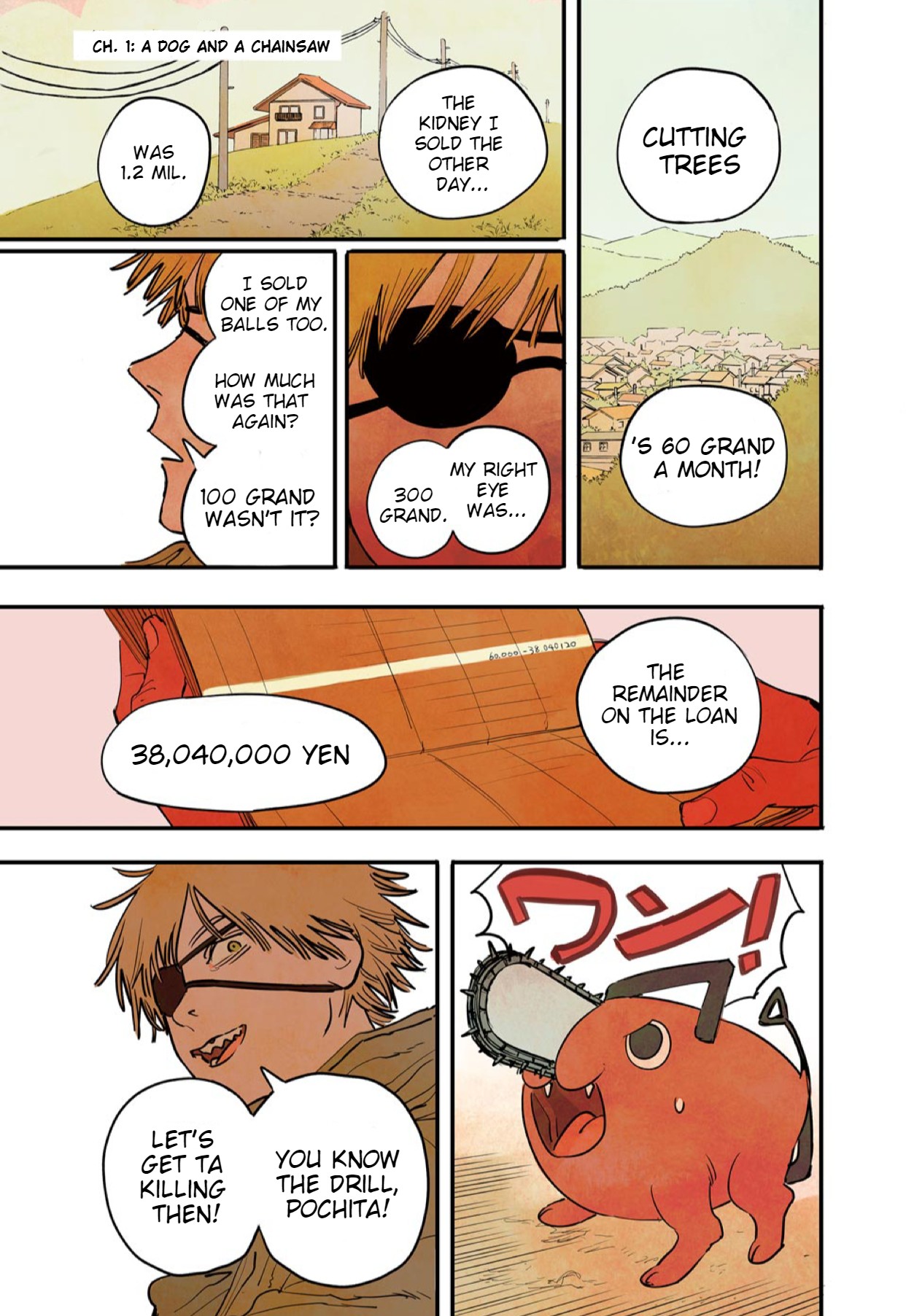 Chainsaw Man (Official Colored) A Dog and A Chainsaw 第1页