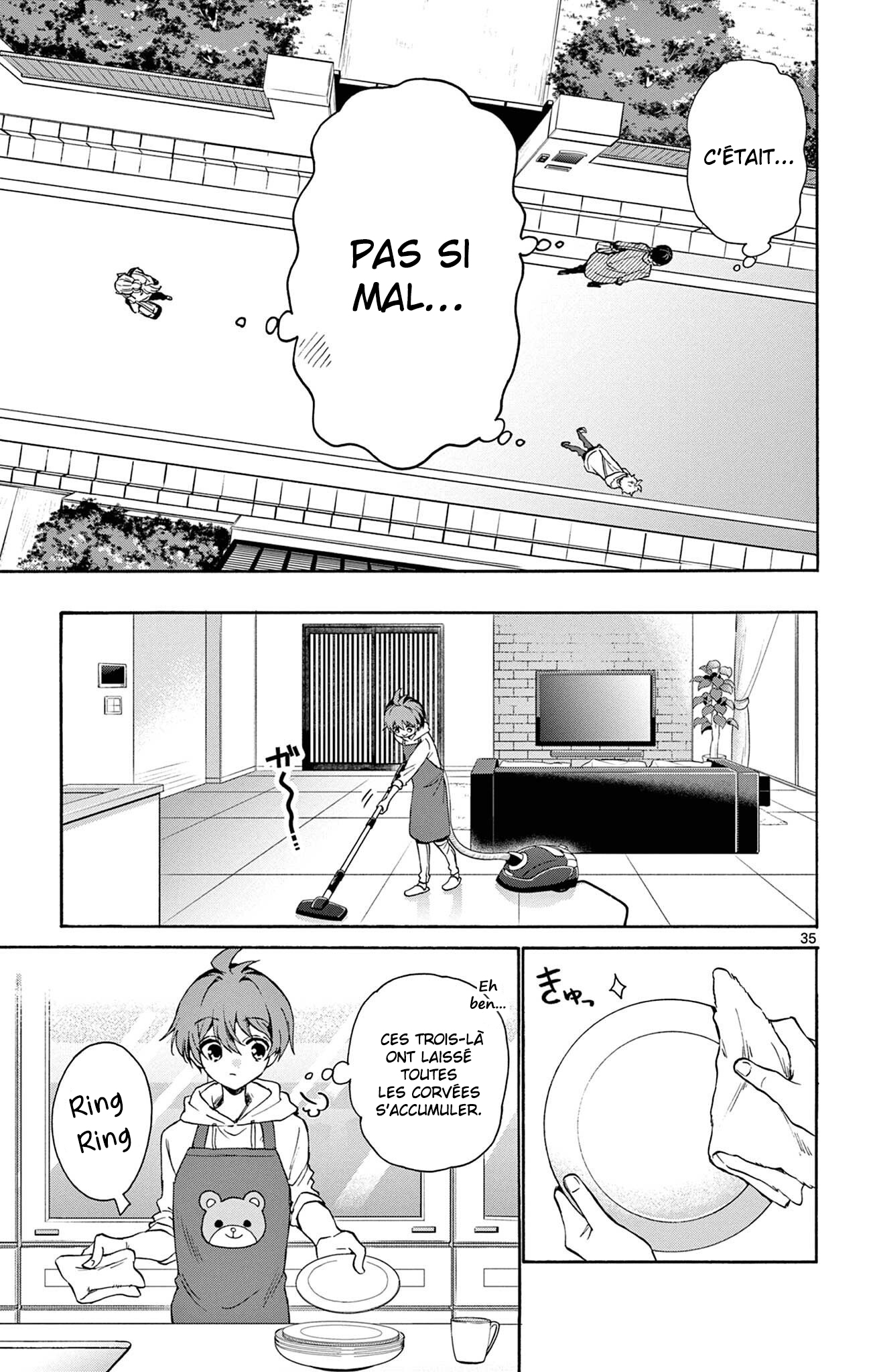 Mikadono Sanshimai wa Angai, Choroi. Les génies et la personne ordinaire. 第35页