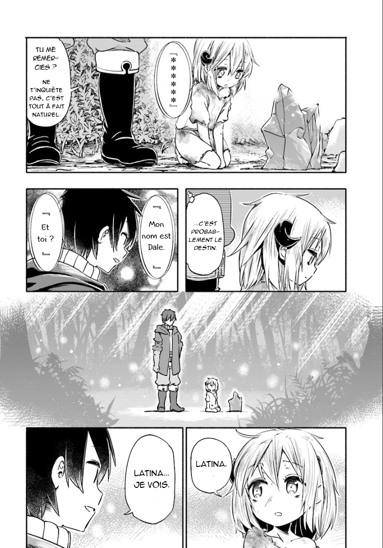 Uchi no Ko no Tame naraba, Ore wa Moshikashitara Maou mo Taoseru kamo Shirenai. Rencontre entre le jeune homme et la fillette 第12页