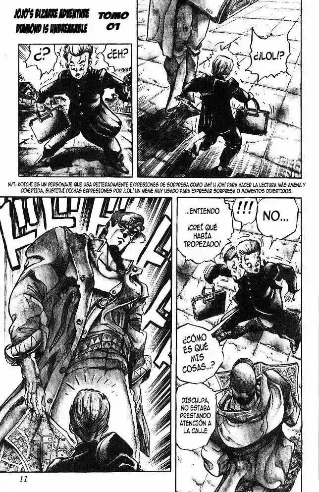 JoJo's Bizarre Adventure Part 4 - Diamond is Unbreakable ¡Jotaro Kujo! Conoce a Josuke Higashikata, Parte 1 第11页