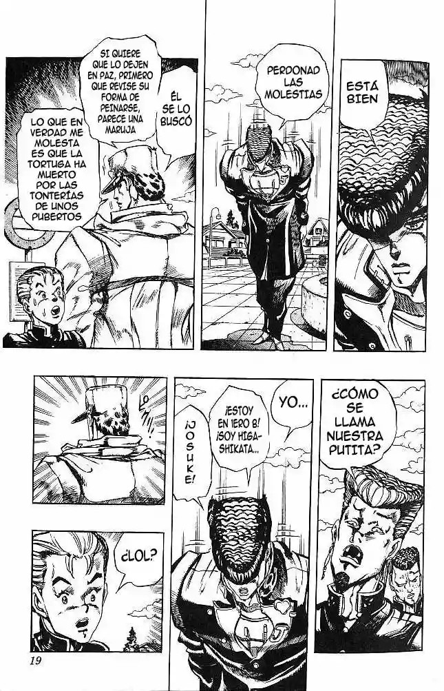 JoJo's Bizarre Adventure Part 4 - Diamond is Unbreakable ¡Jotaro Kujo! Conoce a Josuke Higashikata, Parte 1 第19页