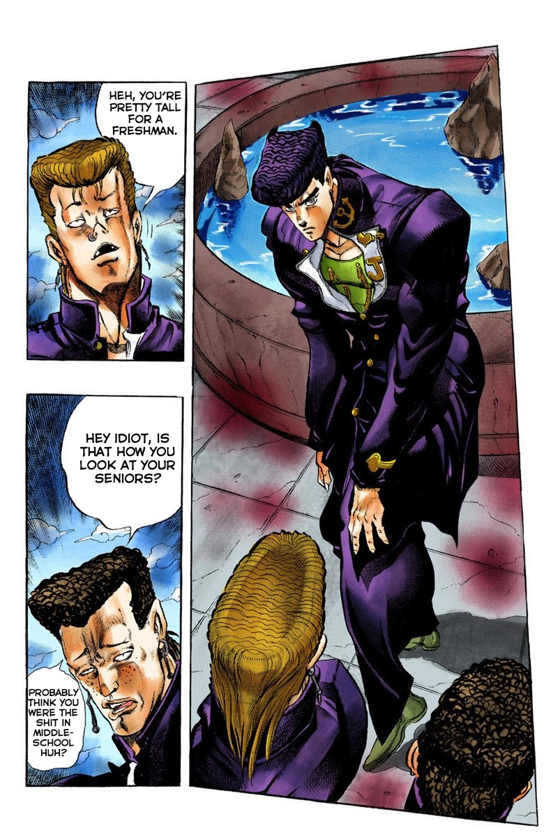 JoJo's Bizarre Adventure, Part 4: Diamond Is Unbreakable (Official Colored) Jotaro Kujo Meets Josuke Higashikata! - Part 1 第11页