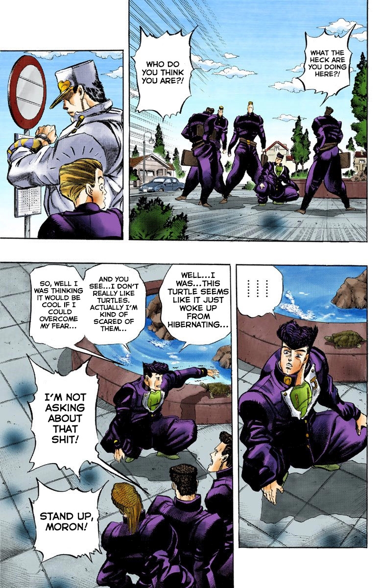 JoJo's Bizarre Adventure, Part 4: Diamond Is Unbreakable (Official Colored) Jotaro Kujo Meets Josuke Higashikata! - Part 1 第10页