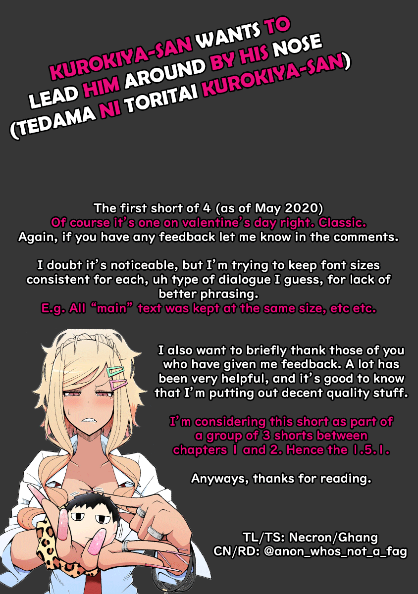 Tedama ni Toritai Kurokiya-san Twitter Short #1 - A tan-skinned gal is playing around on Valentine's 第3页
