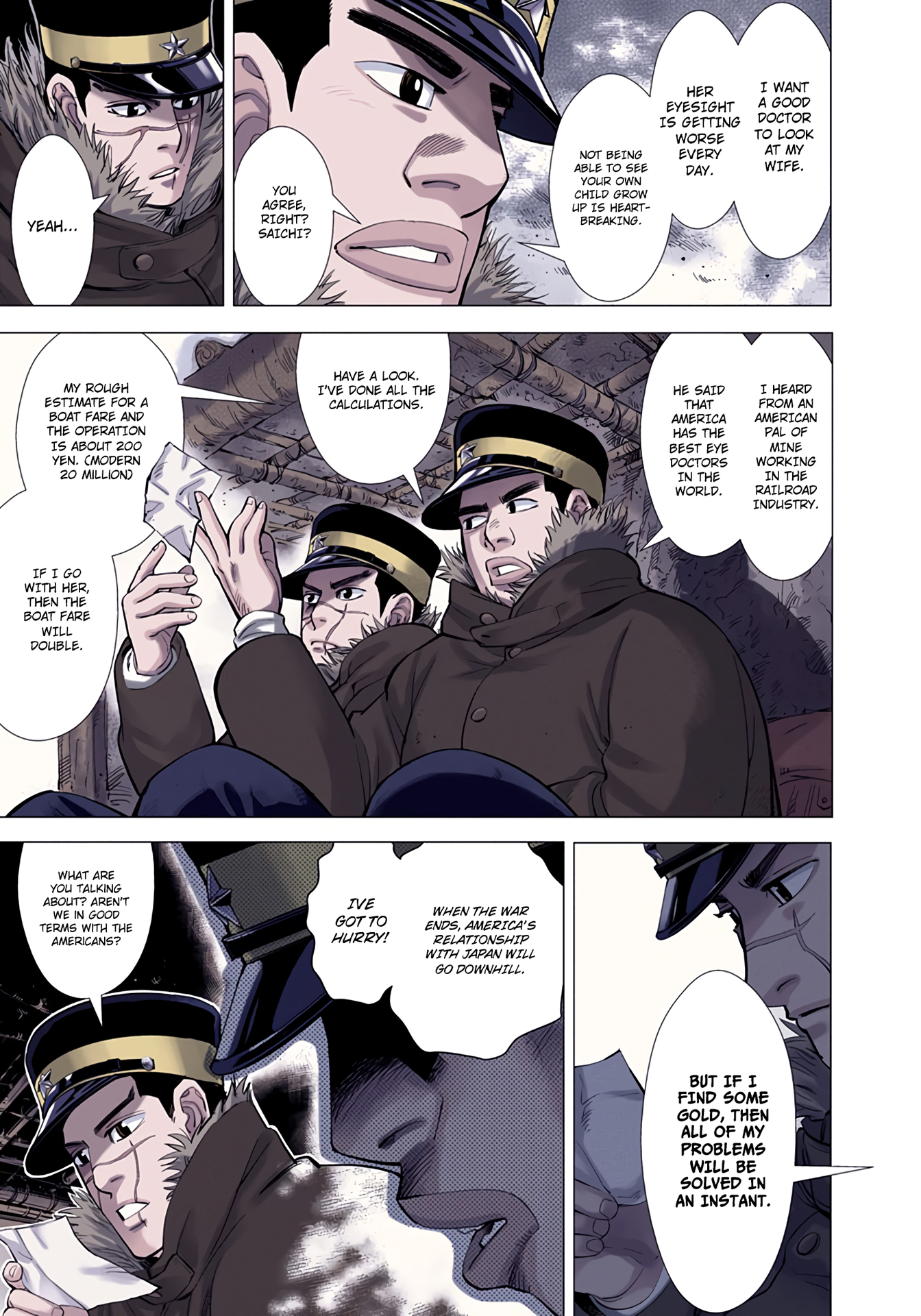 Golden Kamuy (Official Colored) Sugimoto the Immortal 第24页