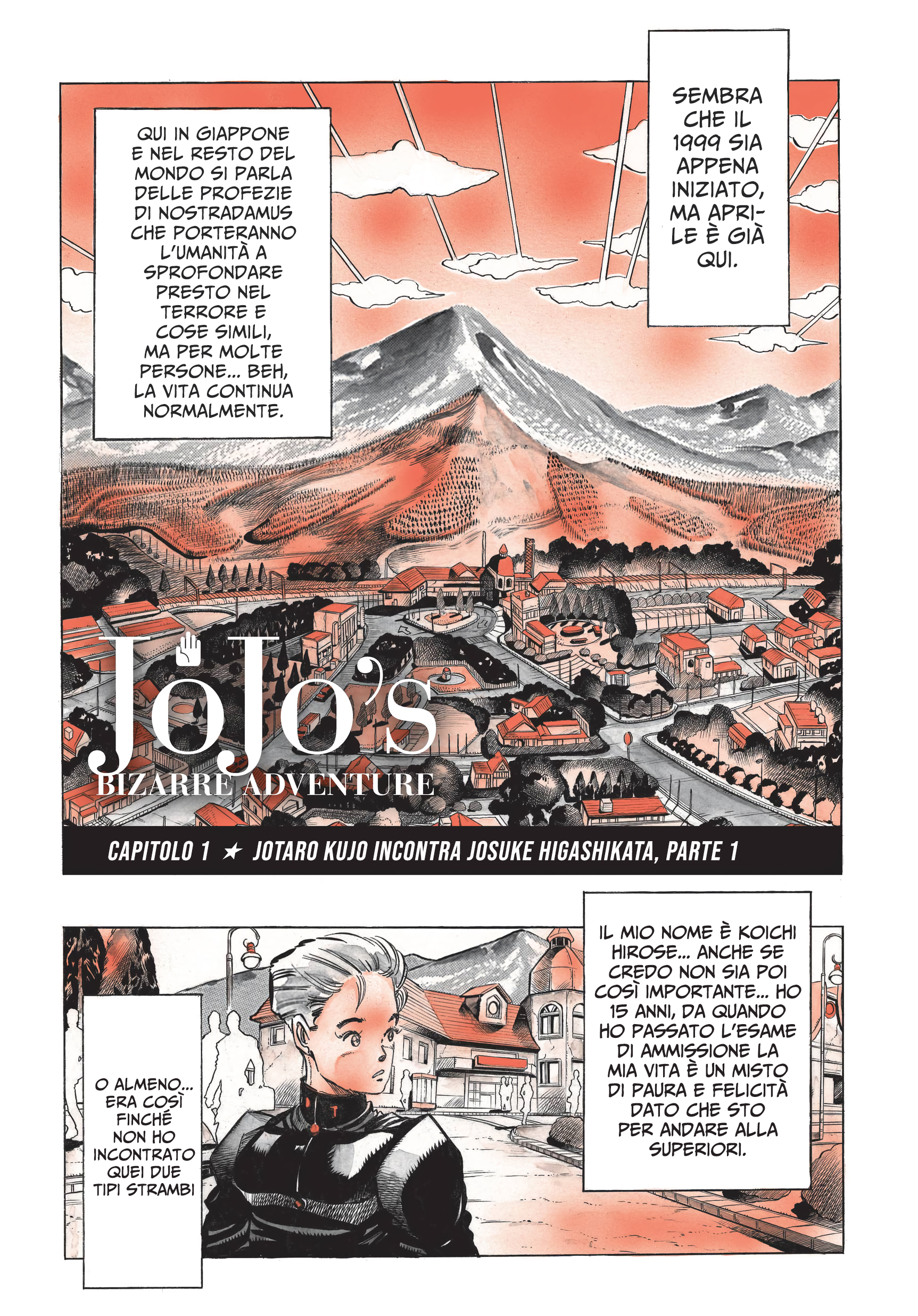 JoJo's Bizarre Adventure Part 4 - Diamond is Unbreakable Jotaro Kujo incontra Josuke Higashikata, Parte 1 第1页