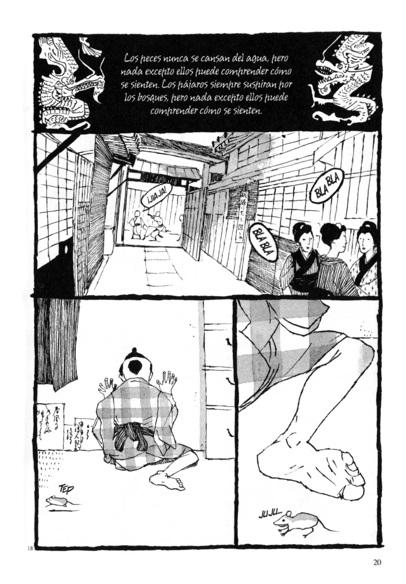 Bamboo Samurai Según afirman los gatos, ese hombre despide un olor siniestro 第26页