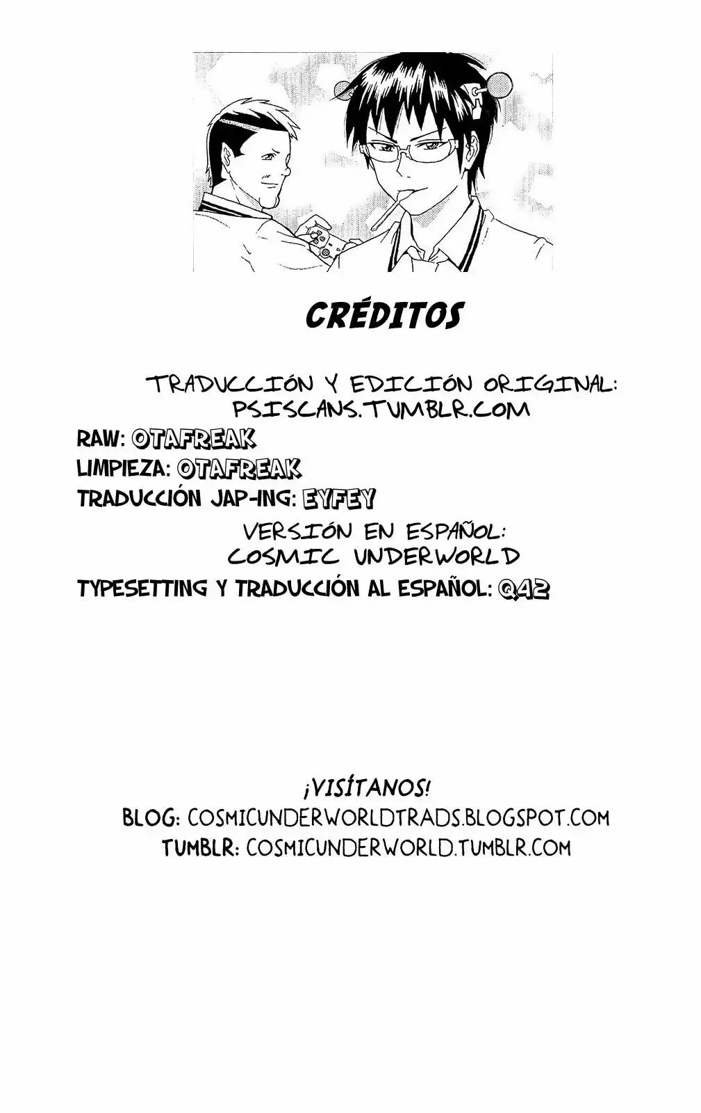 The Disastrous Life of Saiki K. Vol. 0 Ch. 0.2 第1页
