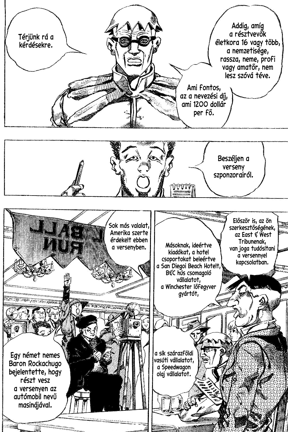 JoJo's Bizarre Adventure Part 7 - Steel Ball Run A Steel Ball Run sajtótájékozató 第34页
