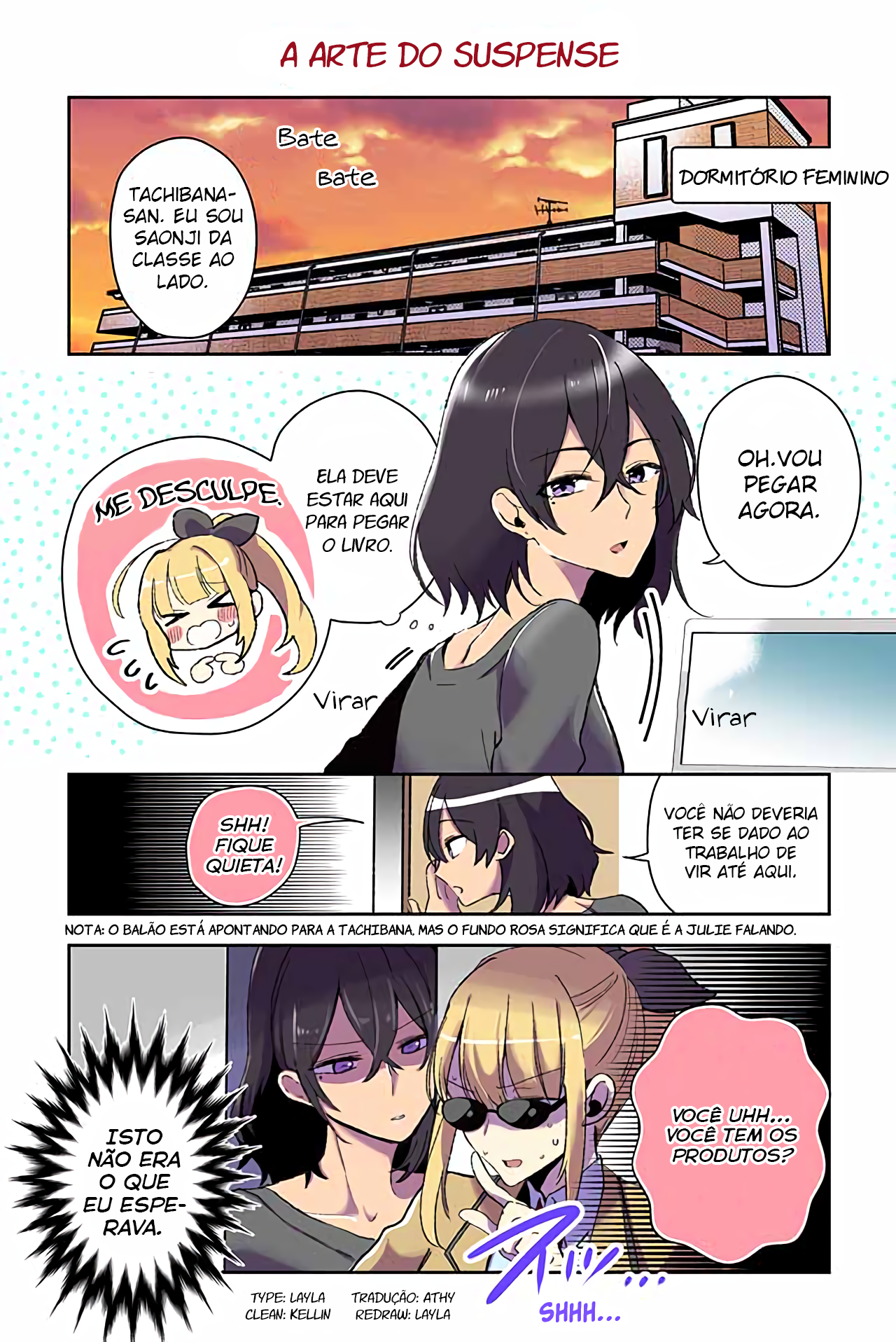 Dokyuusei no Oshi Sakka ni Yuri Mousou ga Bareta Kekka A Arte do Suspense 第1页