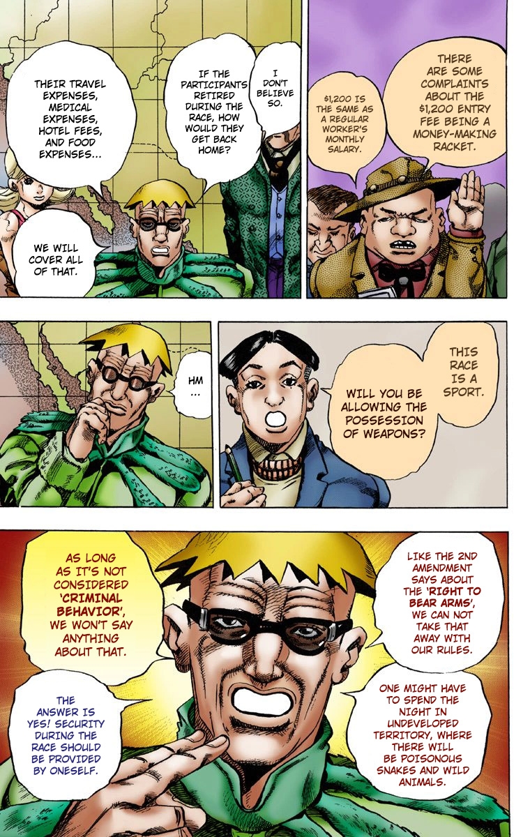 JoJo no Kimyou na Bouken: Steel Ball Run(Official Colored) The Steel Ball Run Press Conference 第34页
