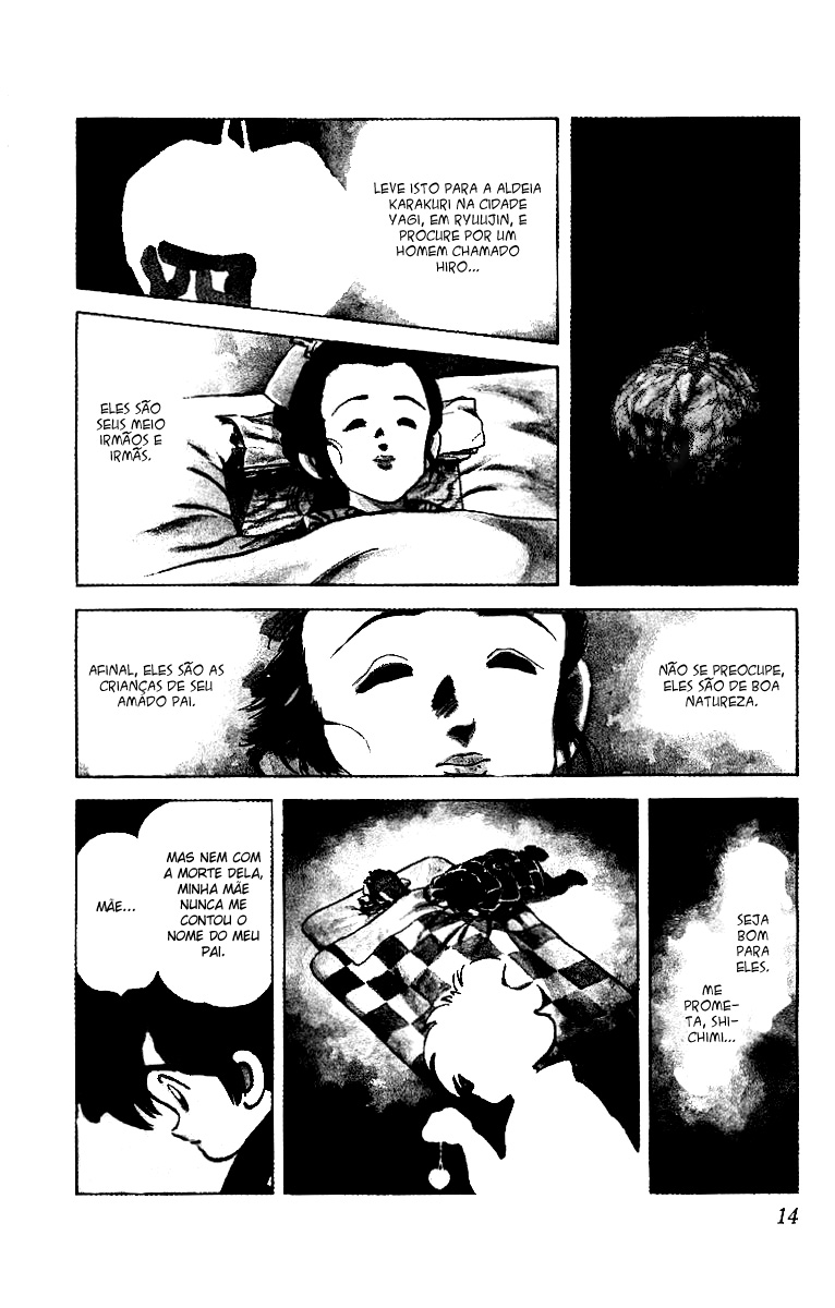 Nijiiro Togarashi Os Irmões da Aldeia Karakuri 第15页