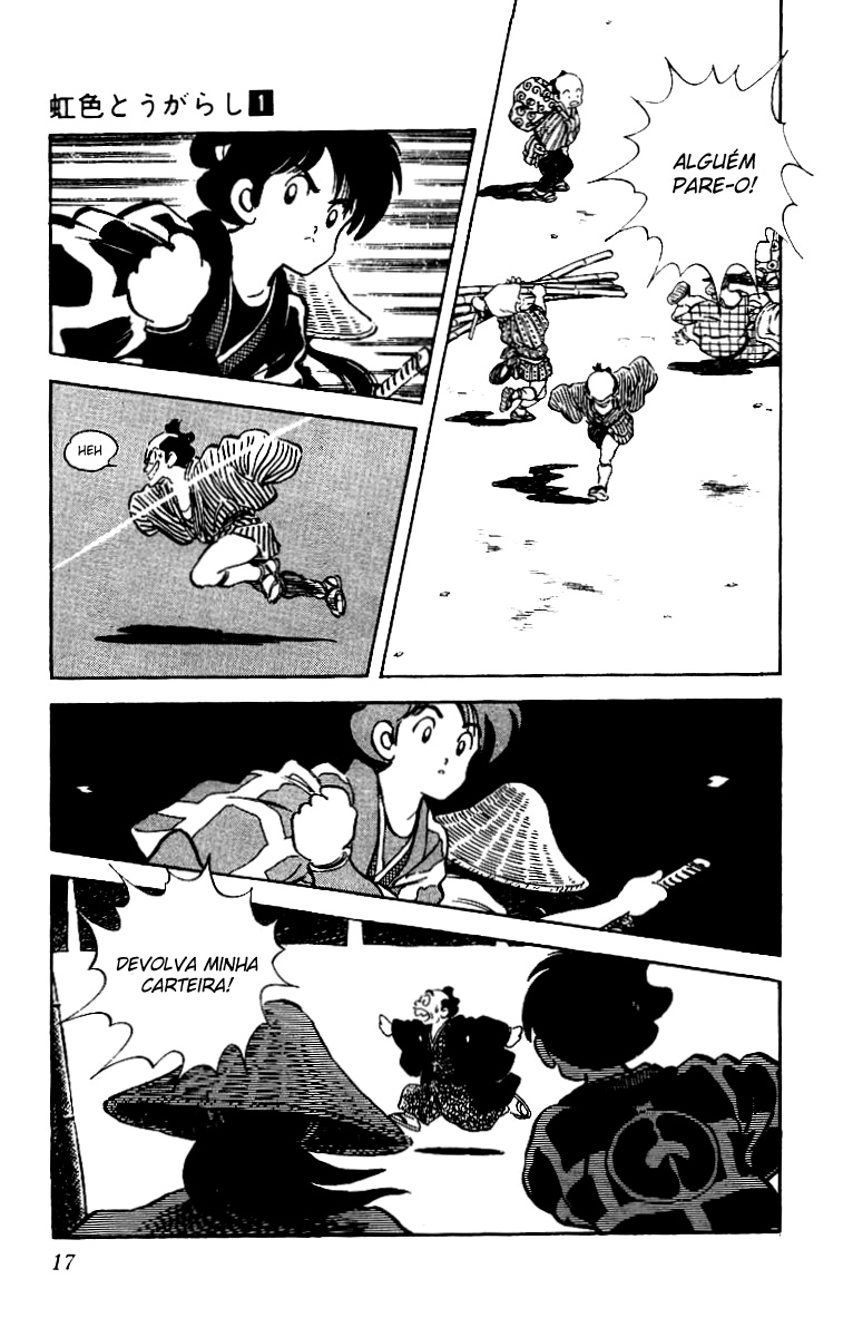 Nijiiro Togarashi Os Irmões da Aldeia Karakuri 第18页